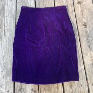 Vintage Clone-Kolarek velvet skirt
